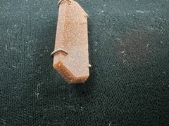 Vintage GOLDSTONE Art Deco Hexagon Bar Pin Brooch Vg+++