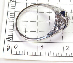 Antique Art Deco 1920’s Diamond Engagement Ring 14K-18K Size 6 UK-L1/2 EGL USA