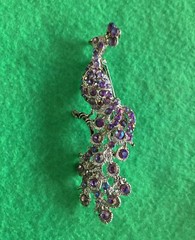Peacock Women’s Brooch Pin. #196.