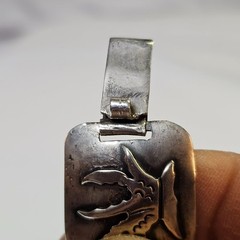 925 Sterling Silver Mexico Taxco beto horse donkey Bracelet -Signed LZ GUAD JAL?