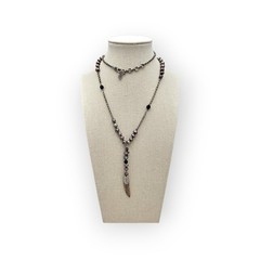 Lucky Brand Layered Y-Drop Necklace – Boho Faith & Love