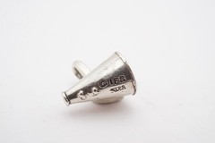 Vintage Sterling Silver 925 Bull Horn Pendant