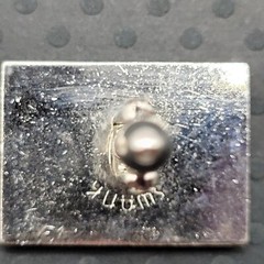 SWANK Vintage 1970 to 80s Silver Tone Textured Finish Filigree Center Cufflinks