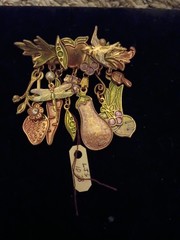 Women’s Handmade Brass And Copper Garden Brooch