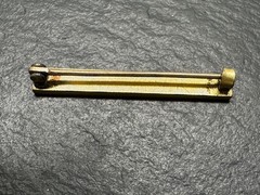 3 UNIQUE VINTAGE LINGERIE PINS: SILVER TONE + SHELL, GOLD & BLACK, GOLD M212