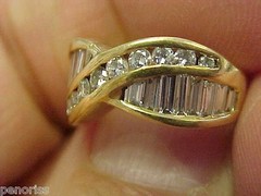 BEAUTIFUL 1.50ctw ESTATE DIAMOND RING SIZE 3 MAKE OFFER