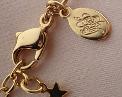 VTG Kirks Folly 2 Angel Removeable Charm Crystal Double Chain 20″ Necklace w Box