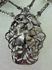 Antique, 800 Silver, Coppini of Florence, Italy, BIB Style, Art Nouveau Revival,