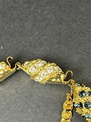Camrose & Kross Jacqueline Kennedy Fabergé Style Egg Bracelet W/Box &COA