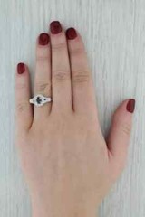 1.00Ct Split Shank Halo Oval Cut Lab-Created Sapphire Engagement Ring 925 Silver