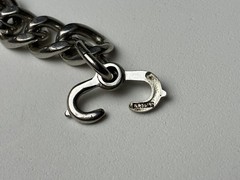 Vintage 925 ID Bracelet Signed Elco Sz7.5 Sterling Silver 9mm 38 Grams – Richard