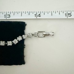 Handmade Victorian Black Velvet Trim + Rhinestone Choker – 14.5 in