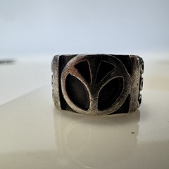 Vintage Hecho En Mexico Sterling Silver 925 Ring Size 5.5 6Grams