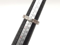 Vintage Sterling Silver SETA Signed 925 Art Deco Antique Style CZ Cocktail Ring