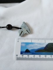 Estate Sale! PAIR Stone Pendant Necklaces Leather Adjustable Cord-Turtle, Fish