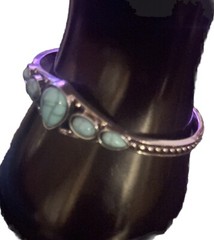 Antique Russian Bracelet / Bangle Handmade Handcrafted Work One Size Fits All .