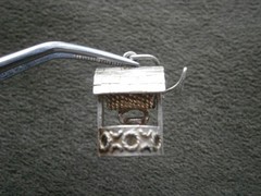 Large Wishing Well Vintage Sterling Silver Bracelet Charm Pendant 5.2g