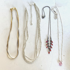 Lot of 9 Vintage Avon Necklaces, Bracelets & Anklet, Some Adjustable