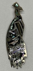Mexico Alpaca Abalone Brooch