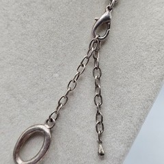 VINTAGE Premier Designs Matte Silver and Gold Link Mixed Metal Necklace