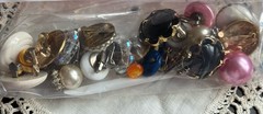 Lot of Vintage Costume Clip-on Earrings 13 Sets Very Good/Excellent