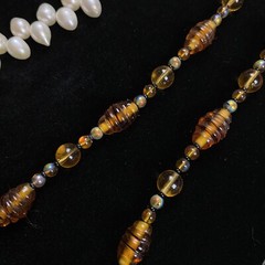 1970s 1980s 1990s Costume Necklace Earrings Lot Anne Klein Pearl MOP Dangle Etc.