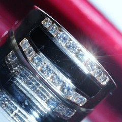 14k yellow gold ring 1.00ct onyx diamond size 10.5 vintage handmade 6.95gr