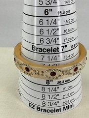 Vintage Celluloid Rhinestone Bracelet Art Deco Cream Red Bangles Stackable Set