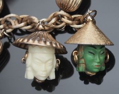 SELRO SELINI Vintage Princess Charm Bracelet Unsigned