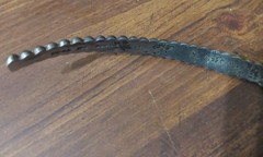 VINTAGE STERLING BEADED HEAD BAND IN GOOD CONDITION