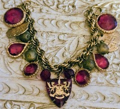 Vintage Accessocraft NYC Pair Of Statement Charm Bracelets
