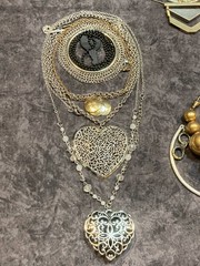 3 LB JEWELRY TREASURE HUNT Gold & Silver Tone, Rhinestones UNSEARCHED & UNTESTED