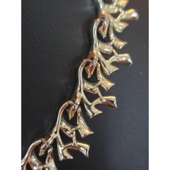 Coro Choker Leaf Necklace Vintage Mid-Century
