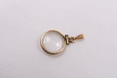 0.7g Vtg Gold Filled Bezel 12k 1/20 g.f Gold Nugget Pendant Coin Edge