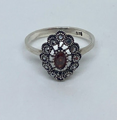 Vintage rings, silver 925, size 8.25 Weight 2.28 g. Women’s jewelry.