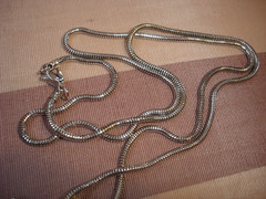 Vintage LR Lady Remington 2″ Silver Gold Square Pin/Pendant Silver Tone Necklace