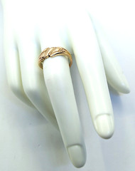 Vintage Luxury RING Silver 925 with Gilding -size: 9US (19mm) | Ukraine | #95