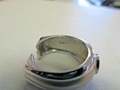 Unique Fancy Intense Pink Sapphire Ring 18k White Gold Size 5 MAKE OFFER