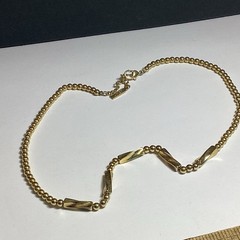 PRETTY 18” SIGNED NAPIER NECKLACE GOLDTONE ADJUSTABLE LENGTH STYLISH
