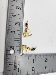 Vintage enamel Snoopy Flying Ace Ski Earrings Peanuts