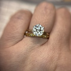 Vintage Van Craeynest Diamond Eternity Band 18k Yellow Gold