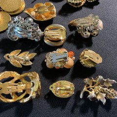 Vintage Rhinestone Jewelry Lot (High End Pieces) See Description