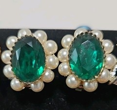 Stunning Lot Clip-On & Screwback Rhinestone Earrings High Quality 50s-60s
