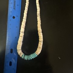 Puka Shell Turquoise Beaded Necklace