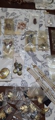 7.4 lbs Vintage Costume Jewelry Lot Unsearched Estate Hoard Deadstock Earrings