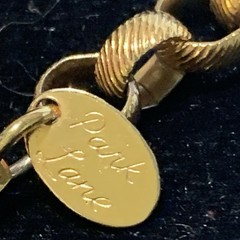 Vintage Lot Of 2 Necklaces Park Lane & Carol Lee Gold Tone
