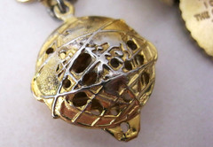 Vintage 12k G.F. Chain Bracelet 6 3/4″ with 5 Mixed Theme Charms