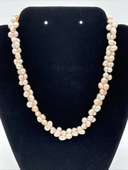 Vtg MMA Metropolitan Museum of Art Baroque Pearl 925 Sterling Signed Necklace