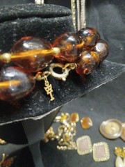 Vintage 2 Modern Costume Jewelry Necklaces Bracelets Earrings And More Amber Lot