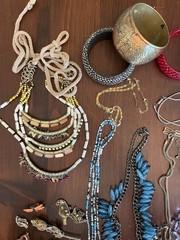 5+ Lbs Jewelry Lot, Vintage, Costume, Modern, Semi Precious Stones & Fine